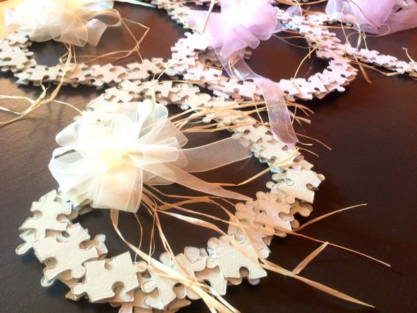 diy puzzle dekoráció